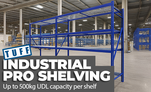 Industrial Pro Shelving now available