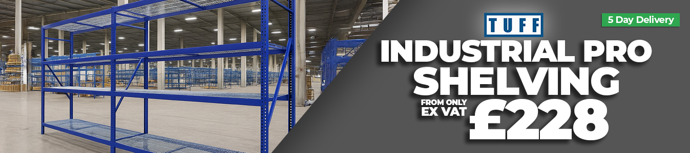 TUFF Industrial Pro Shelving now available!