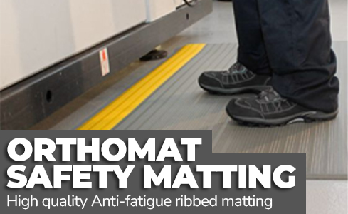 Orthomat Safety Ribbed Anti-fatigue Matting
