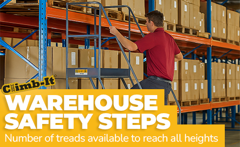 Climb it Warehouse Safety Steps