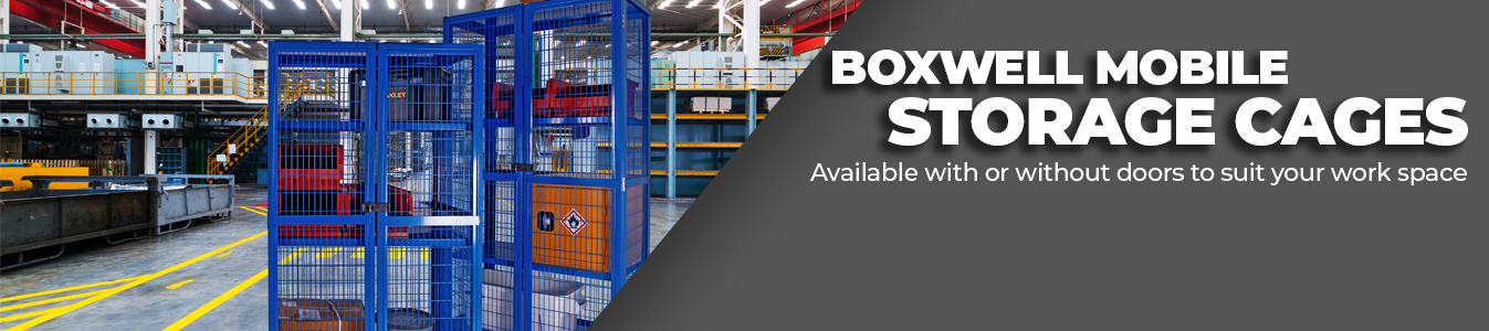 Boxwell Mobile Storage Cages - H1355mm