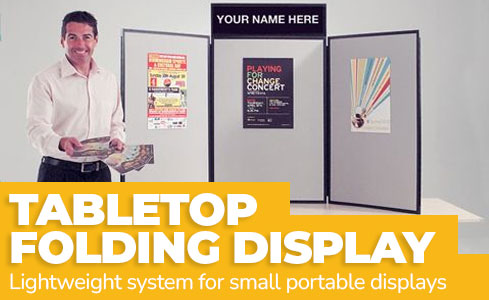 Tabletop Folding Display