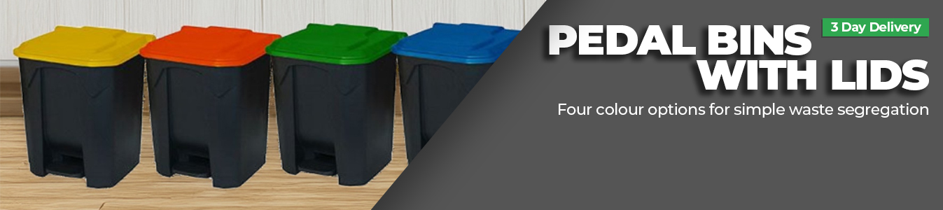 Pedal Bins with lids