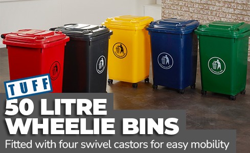 TUFF 50L Wheelie Bins