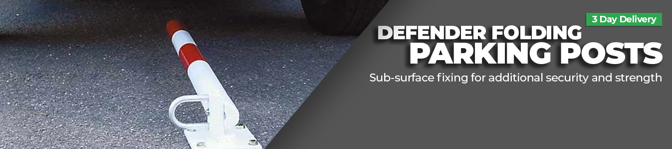 Defender Folding Parking Posts
