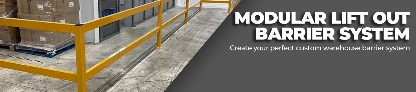 Modular lift out barrier system