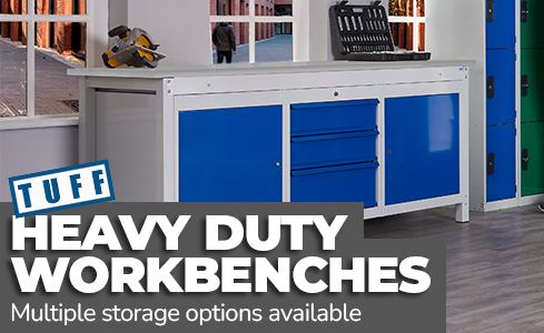Shop our best-selling TUFF Workbenches with Storage