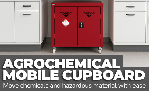 Agrochemical & Pesticide Storage Mobile Cupboards
