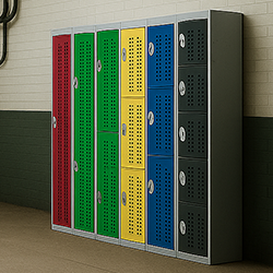 Perforated Door Lockers